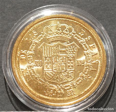 reproducción moneda de oro españa 320 reales 18 Comprar ...