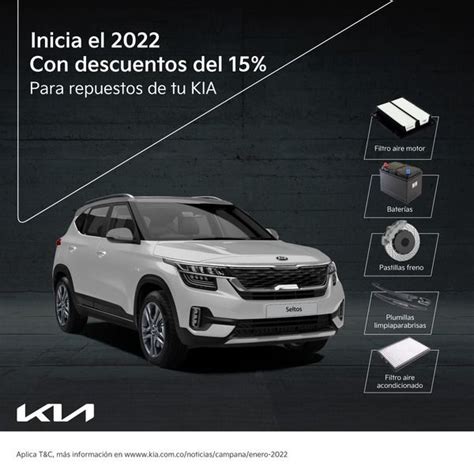 Repuestos con descuento del 15% | Kia Colombia