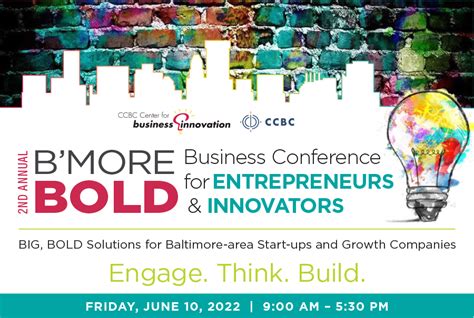 Reserve your seat s  for the 2022 B more BOLD Business Conference and ...