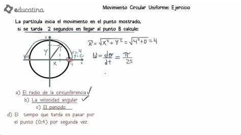 Resolución de ejercicio de movimiento circular uniforme ...