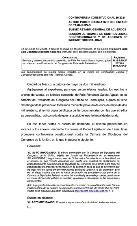 Resolución del ministro Juan Luis González Alcántara by ...
