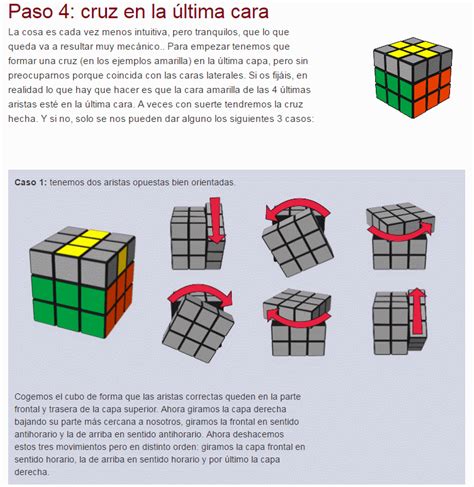 Resolviendo el Cubo Rubik 3x3 + Guia + Video Propio ...