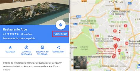 Restaurante cerca de mi ubicación: encontrar con Google maps