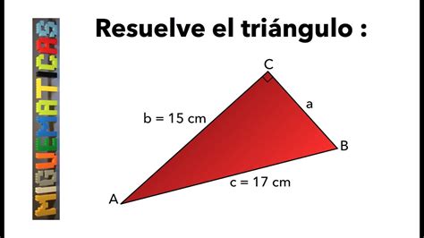 Resuelve el triángulo II: Resolución de un triángulo rectángulo del que ...