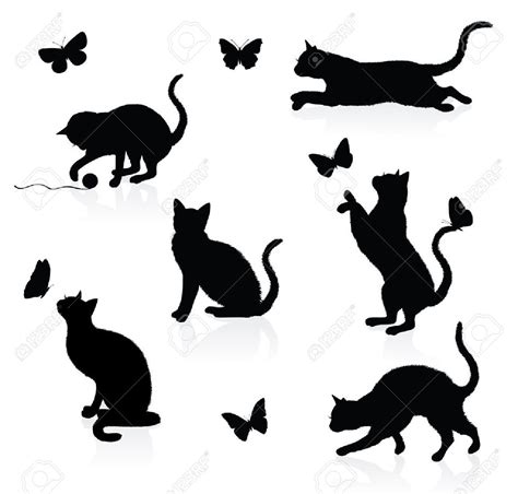 Resultado de imagen de siluetas de gatos | Muebles ...