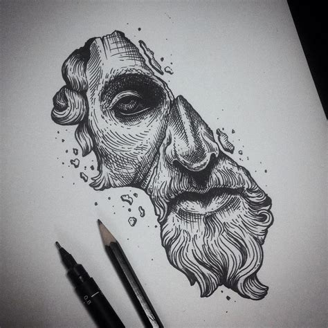 Resultado de imagen de zeus tattoo | Desenho tatuagem, Desenhos para ...