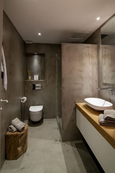 Resultado de imagen para baños alargados cemento | Baños ...
