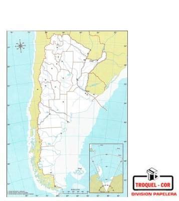 Resultado de imagen para mapa de argentina politico | Mapa de argentina ...