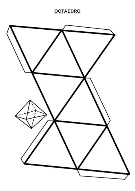 Resultado de imagen para octaedro para armar | Figuras ...