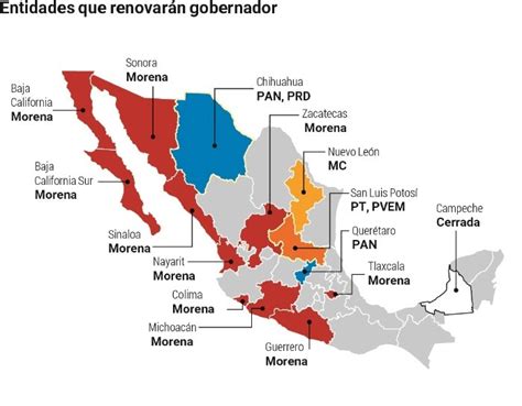 Resultados Elecciones Mexico 2021 : Gubernaturas 2021 Asi Quedara El ...