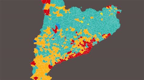 Resultados por municipios de elecciones Cataluña 2021