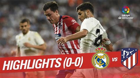 Resumen de Real Madrid vs Atlético de Madrid  0 0    YouTube