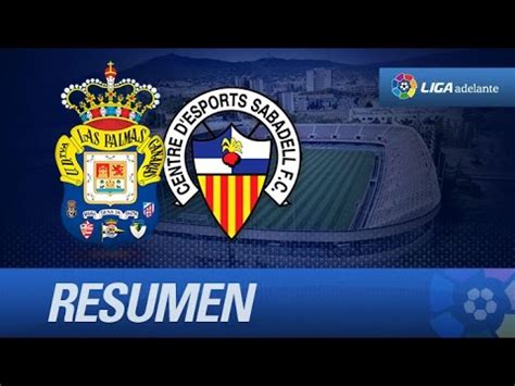 Resumen de UD Las Palmas  2 0  CE Sabadell   YouTube