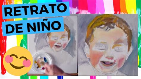 Retrato de niño con pintura al óleo paso a paso so   YouTube