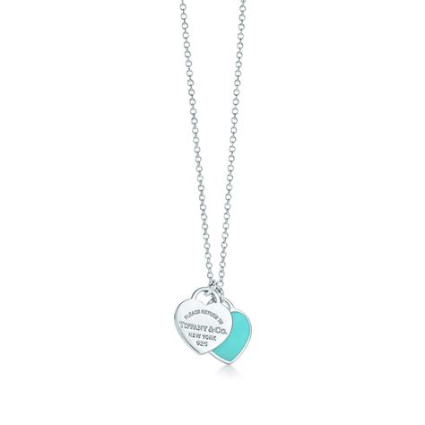 Return to Tiffany:Mini Double Heart Tag Pendant | Tiffany & co ...