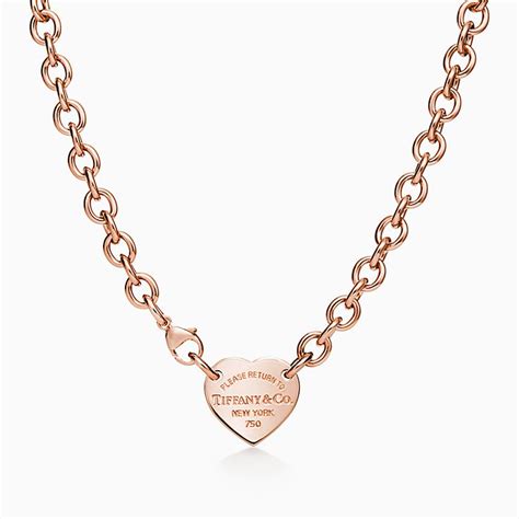Return To Tiffany Rose Gold Necklaces & Pendants | Tiffany & Co.