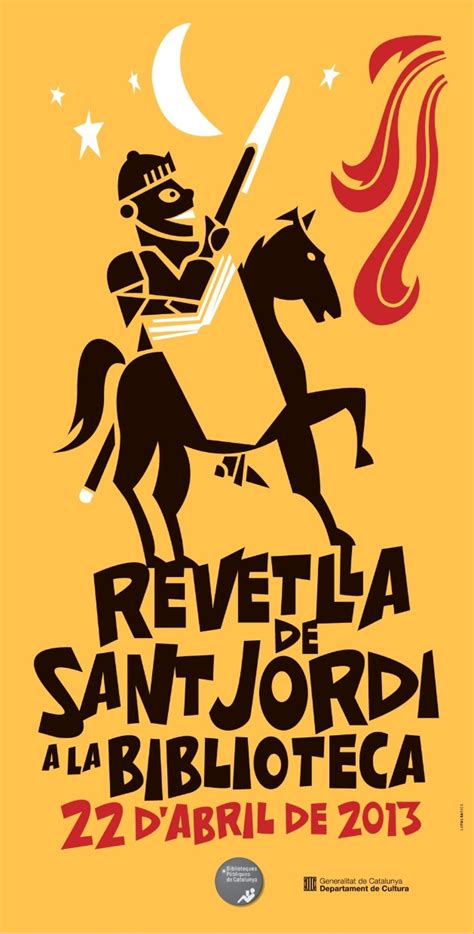 Revetlla de Sant Jordi 2013 a les biblioteques públiques de Catalunya.