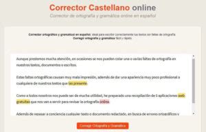 Revisar la ortografía online   Corrector de Castellano ...