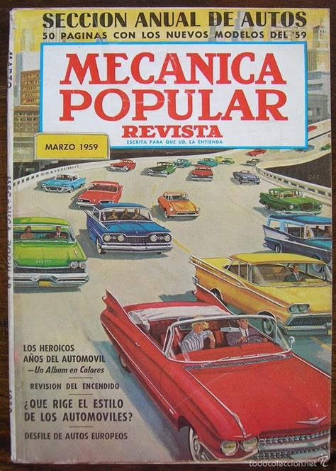 revista mecanica popular marzo 1959. ver indice   Comprar Revistas ...