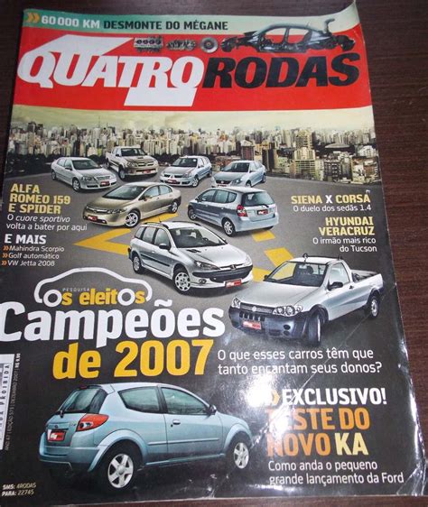 Revista Quatro Rodas Dezembro 2007 Edição 573   R$ 21,58 em Mercado Livre