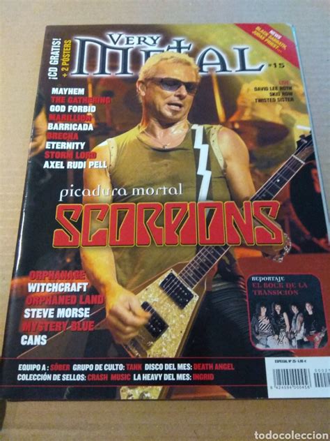 revista very metal 15 con cd   Comprar Revistas antiguas de música ...