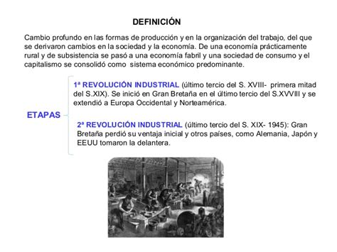 Revolución industrial y movimiento obrero