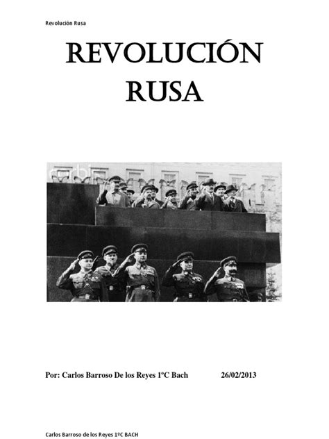 Revolucion Rusa PDF | revolución rusa | Vladimir Lenin ...