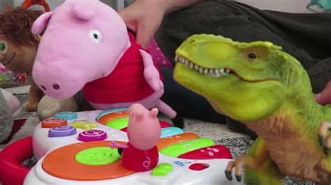 Rex toca el piano a los juguetes | Vídeos de dinosaurios ...