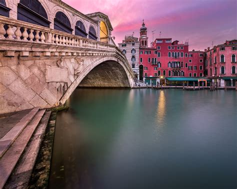 Rialto Bridge at Sunrise, Venice   Anshar Photography