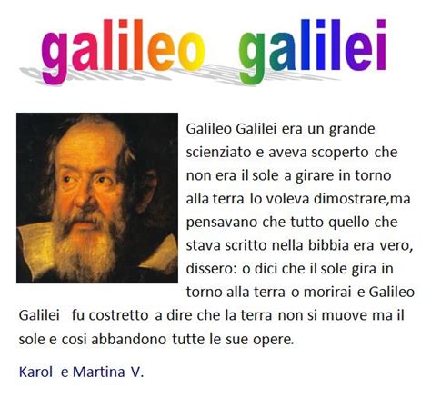Ricerca Su Galileo Galilei Scuola Media   baikacy