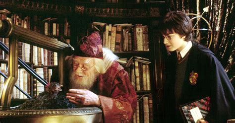 Richard Harris in  Harry Potter and the Chamber of Secrets ...