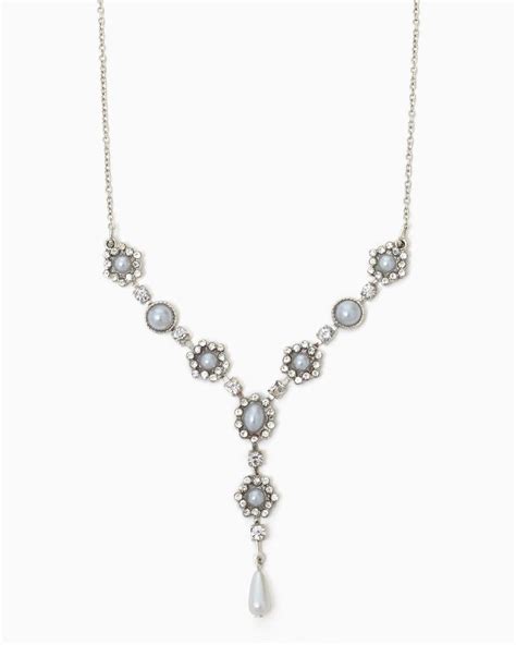 Riley Rhinestone Y Necklace | Jewelry | charming charlie | Necklace ...