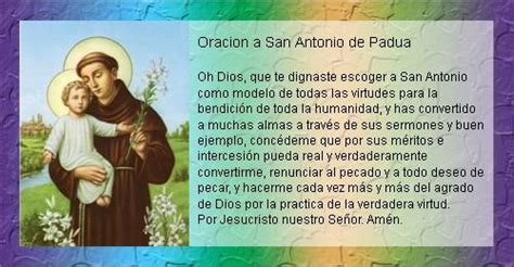 Rincón de la Oración: Estampas Oraciones de San Antonio de ...