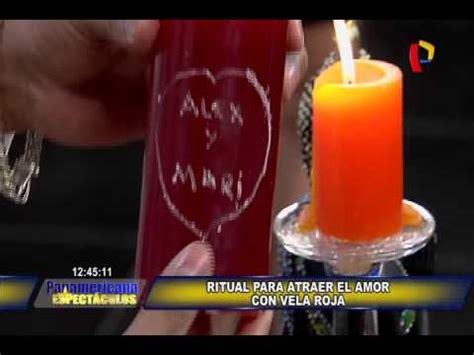 Ritual para atraer el amor con una vela roja   YouTube