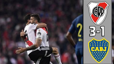 River Plate vs Boca Juniors 3 1 | Resumen Goles | River ...