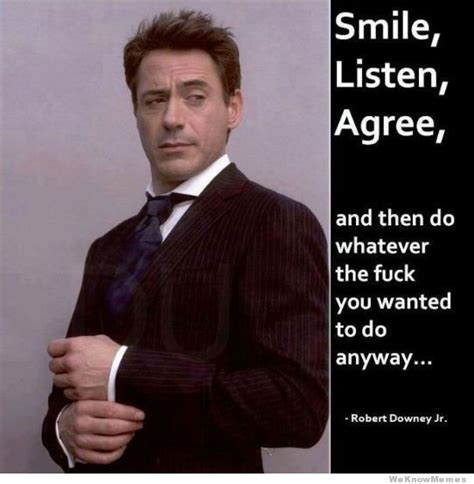 Robert Downey Jr Meme | Frases hilarantes, La mejor frase, Citas sobre ...