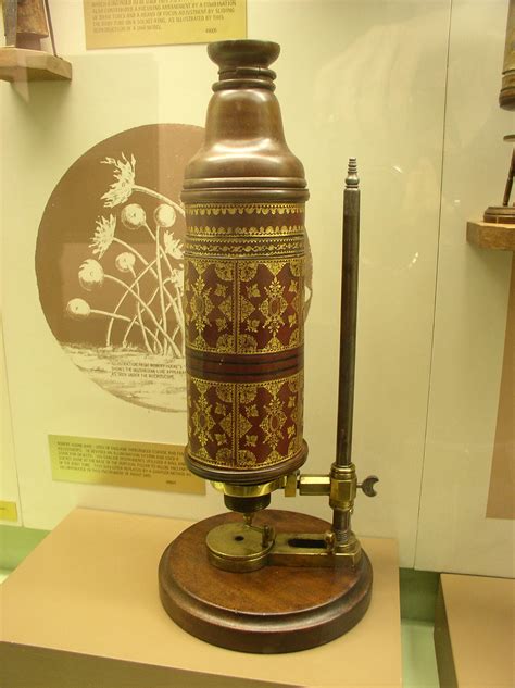 Robert Hooke s microscope | Robert Hooke s original ...
