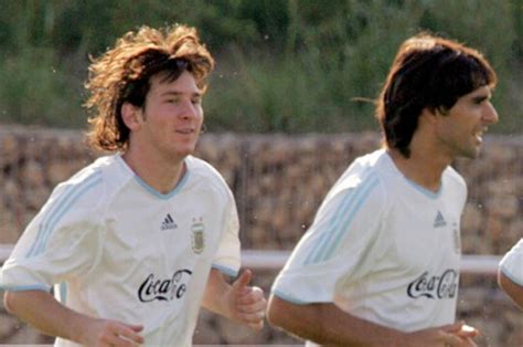 Roberto Ayala:  Al principio Messi entrenaba porque era obligatorio ...