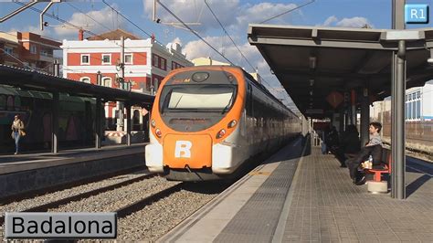 Rodalies Barcelona : Badalona R1   Renfe Civia   447     YouTube