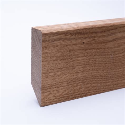 Rodapié de madera maciza 60 mm, roble | Roble | % Oferta ...