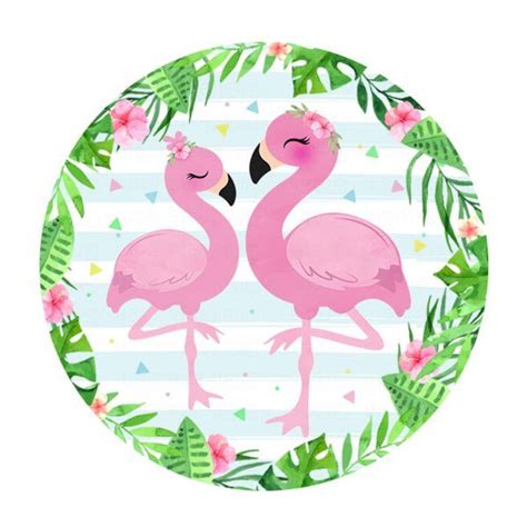 Rodelinha Flamingo Grátis | Cumpleaños con tema de flamencos, Imagenes ...