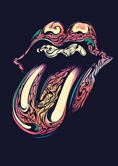 rolling stones, holographic | Covers & Wallpaper ...