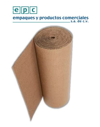 Rollo de Cartón Corrugado   Empakes y Productos Comerciales
