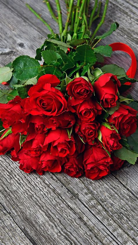 Romantic, red roses, flowers Wallpaper | Red flower bouquet, Red roses ...