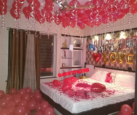 Romantic Room Decoration For Surprise Birthday Party in ...
