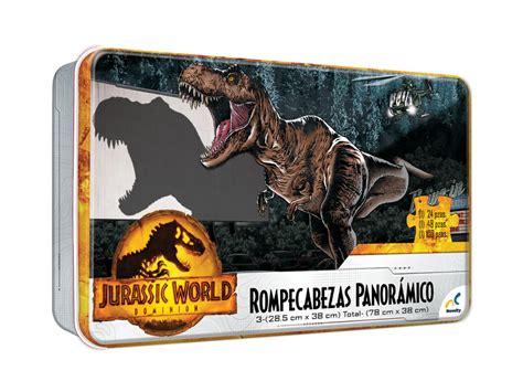 Rompecabezas Panorámico 3 en 1 Jurassic World Dominion – Novelty ...