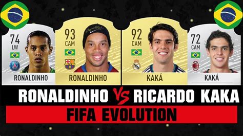 RONALDINHO VS KAKÁ FIFA EVOLUTION | FIFA 07   FIFA 20 ...