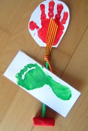 Rosa de Sant Jordi con Pintura de Dedos | Manualidades ...