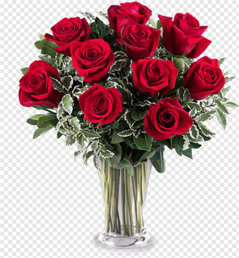 Rosa Roja Ramo De 10 Rosas Rojas, Png Download 437x473 #7458067 ...