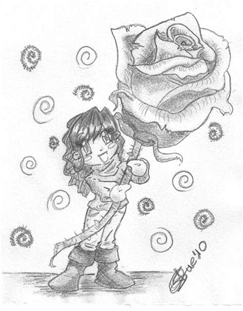 Rosa Sant Jordi por Sue | Dibujando
